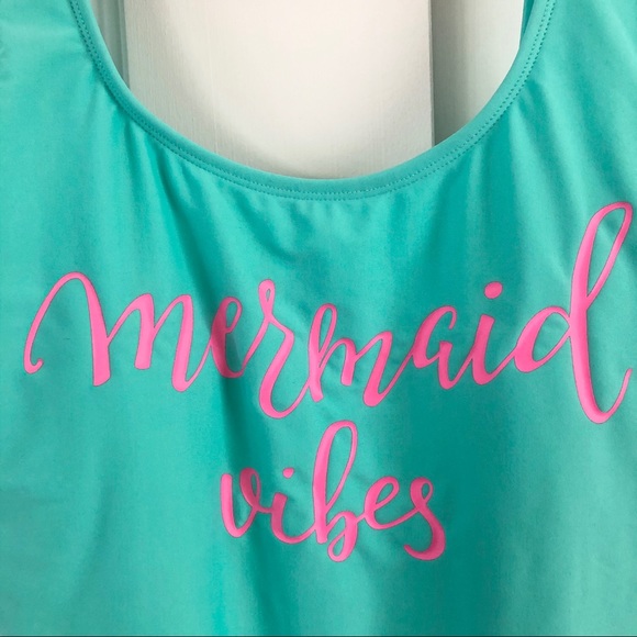 NWT L & XL MERMAID VIBES 1 PIECE - Picture 3 of 11
